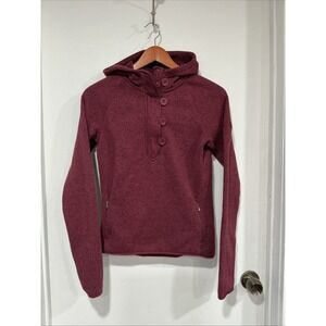 The North Face Crescent Sunshine Sweater Hoodie, Quarter Zip, Pink, Gorpcore